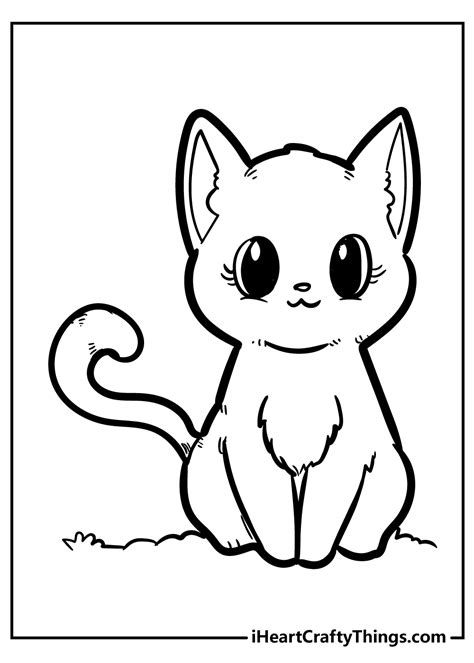 Free Printable Kitten Coloring Pages