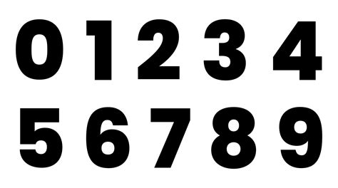 Free Printable Large Numbers