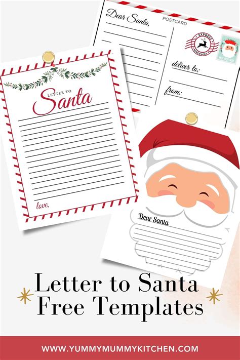 Free Printable Letter From Santa Template Word