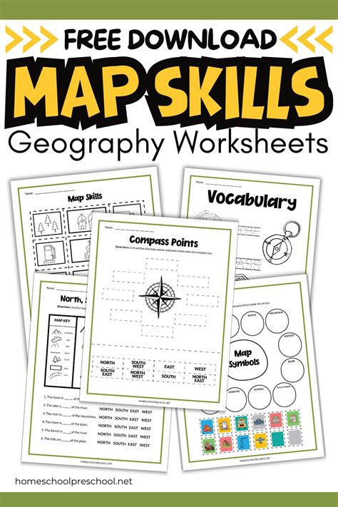 Free Printable Map Skills Worksheets
