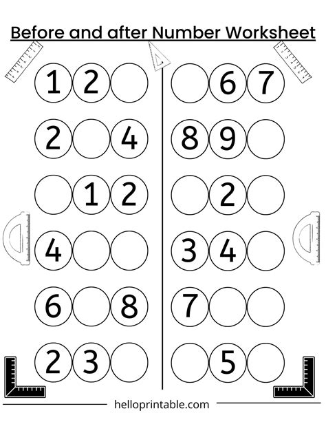 Free Printable Math Worksheets For Preschool
