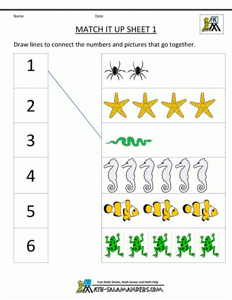 Free Printable Math Worksheets For Preschoolers