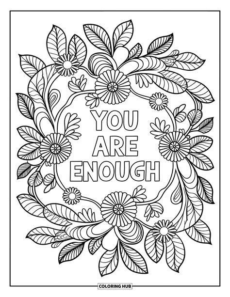 Free Printable Mental Health Coloring Pages