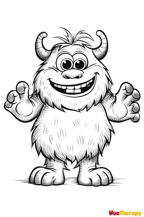 Free Printable Monster Coloring Pages