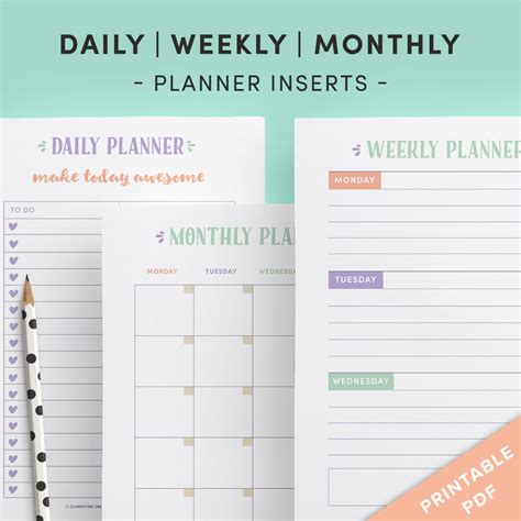 Weekly Planner Pages