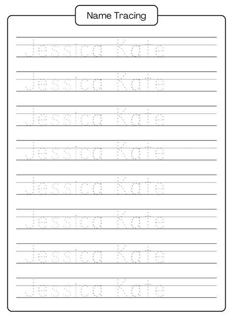Free Printable Name Tracing Sheets