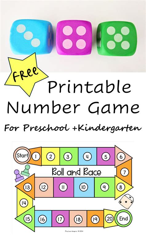 Free Printable Number Games For Preschoolers