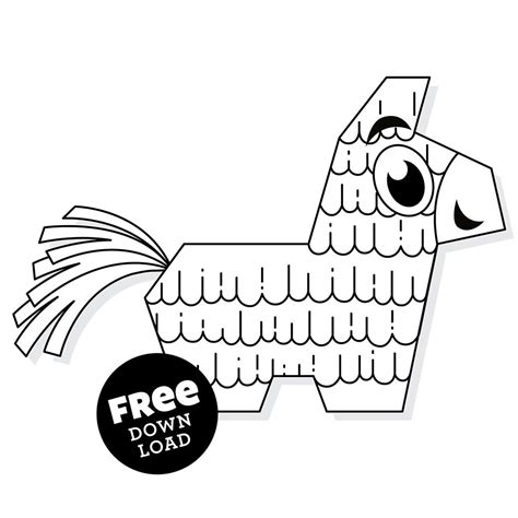 Free Printable Piñata Template