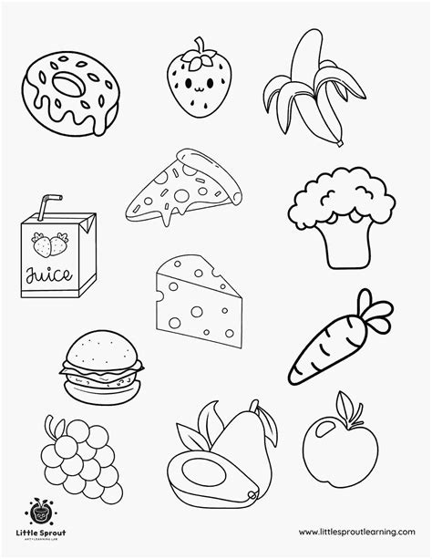 Free Printable Pictures Of Food Items