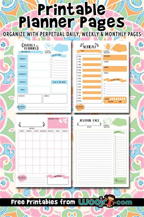 Free Printable Planner Sheets