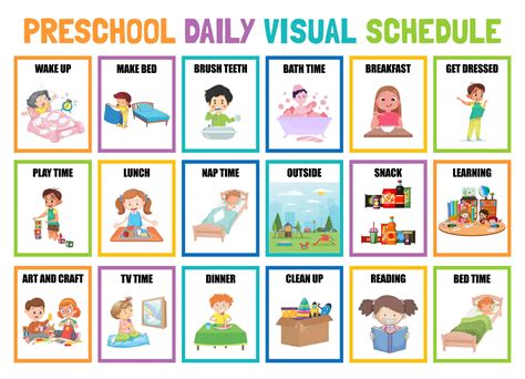 Free Printable Preschool Daily Schedule