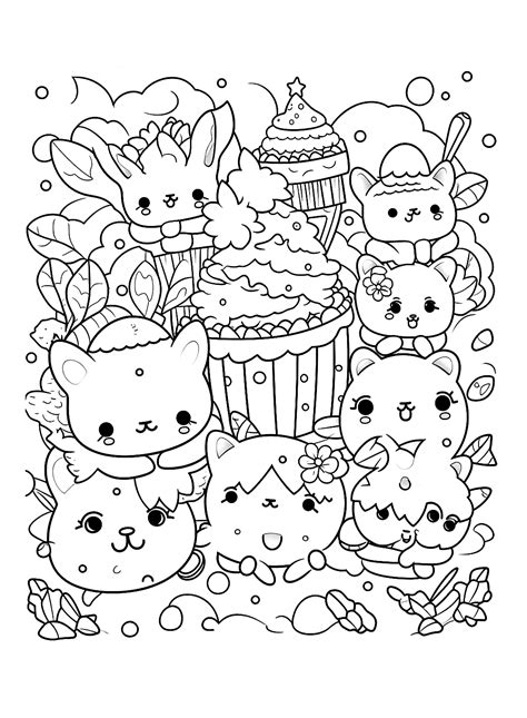 Free Printable Printable Cute Coloring Page