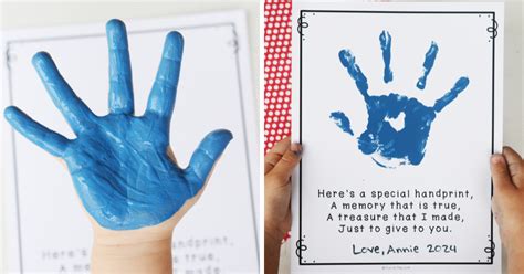 Free Printable Printable Father's Day Handprint Poem