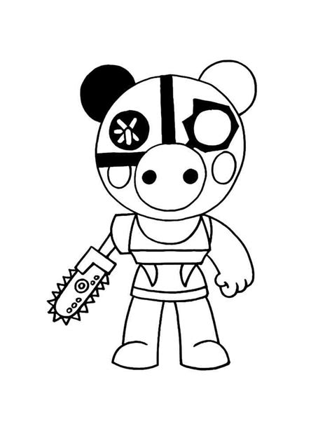 Free Printable Roblox Piggy Coloring Pages