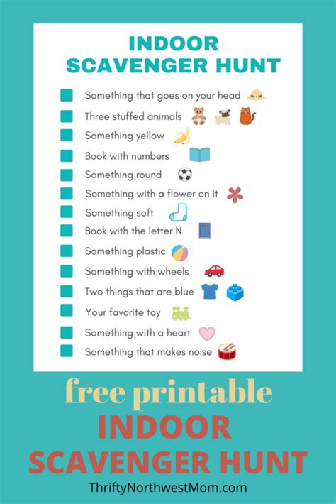 Free Printable Scavenger Hunt Riddles