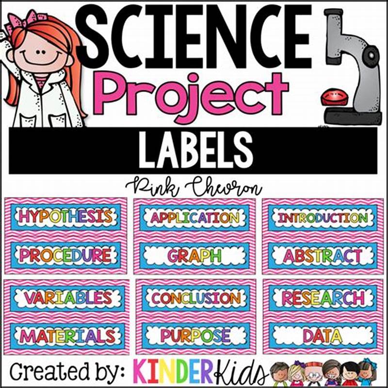 Free Printable Science Fair Project Labels