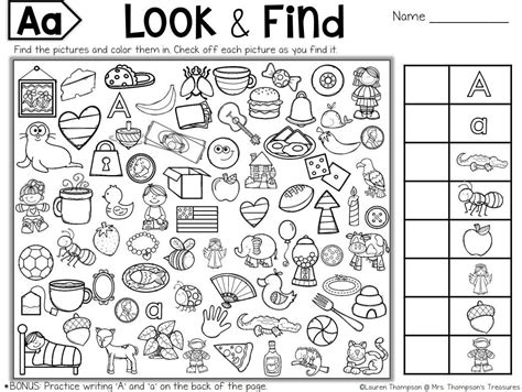Free Printable Seek And Find