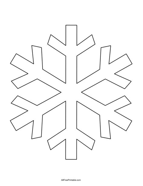 Free Printable Snowflake