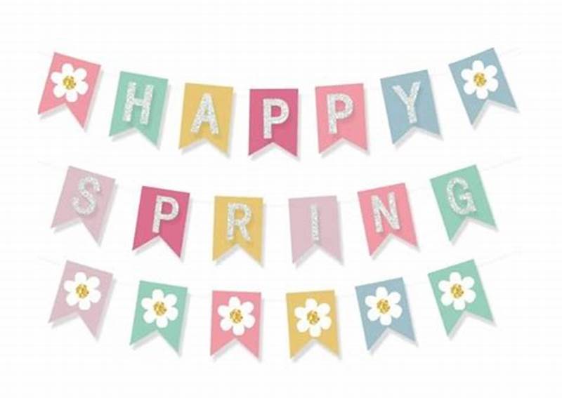 Free Printable Spring Banner