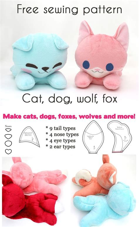 Free Printable Stuffed Animal Sewing Patterns
