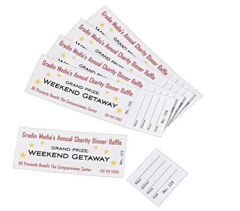 Free Printable Tickets With Tear-away Stubs