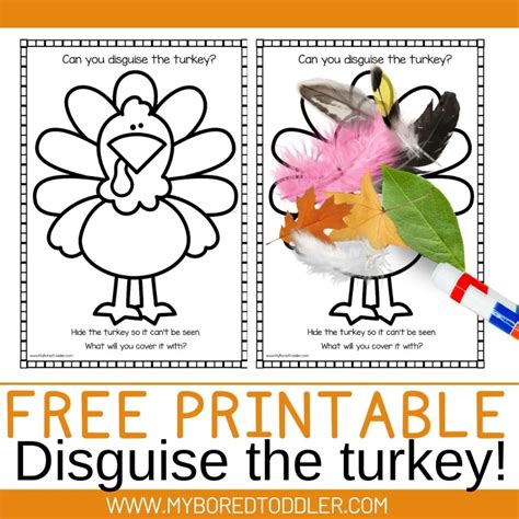 Free Printable Turkey Disguise Project Printable