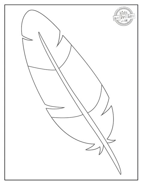 Free Printable Turkey Feather Template