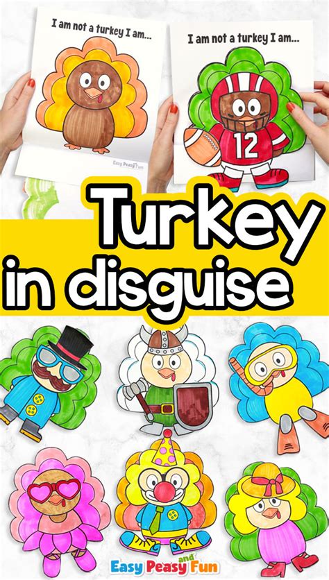 Free Printable Turkey In Disguise Printable