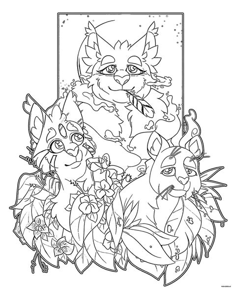 Free Printable Warrior Cats Coloring Pages