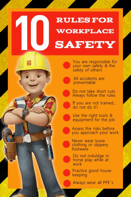 Free Printable Workplace Safety Posters