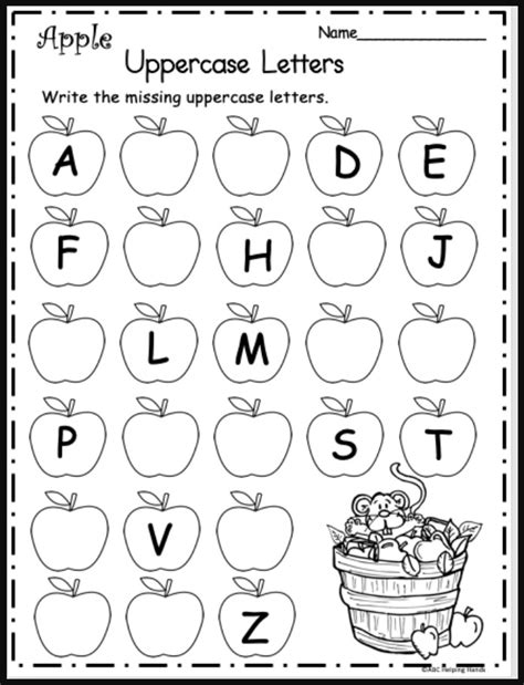 Free Printable Writing Worksheets Kindergarten