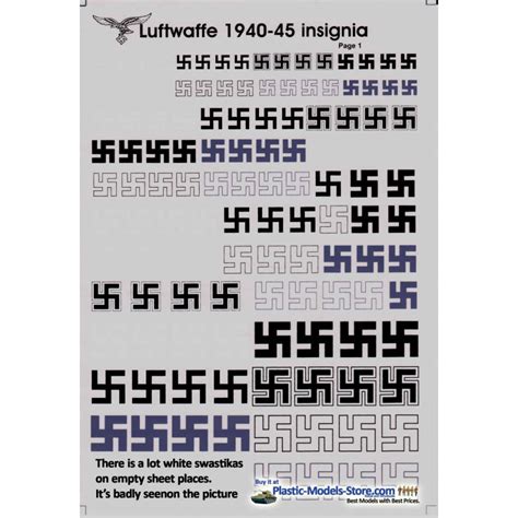 Free Printable Ww2 German Decals For 1:48 Scale Models