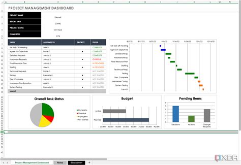Free Project Management Templates Excel