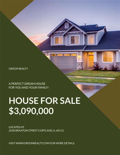 Free Real Estate Flyer Template