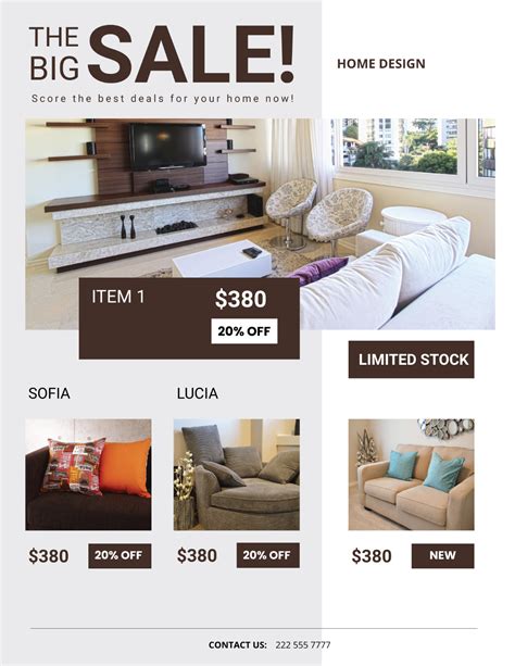 Free Sale Flyer Template