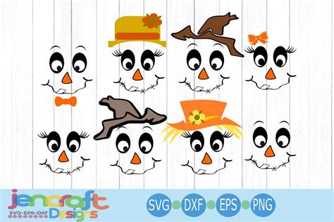 Free Scarecrow Face Template