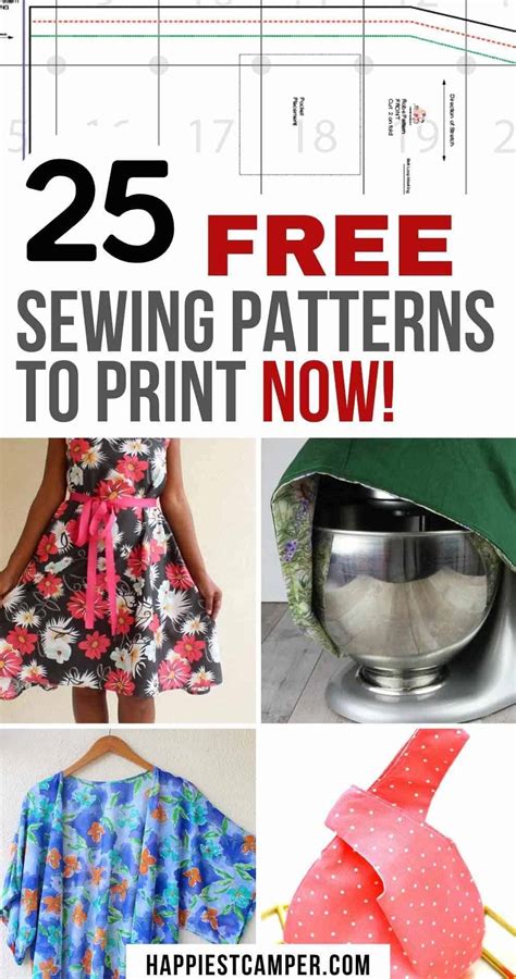 Free Sewing Templates