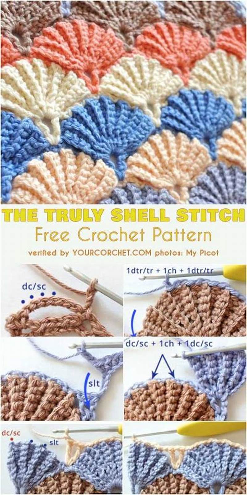 Free Shell Crochet Pattern