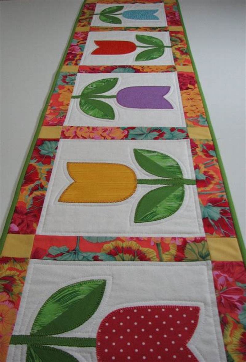 Free Spring Table Runner Quilt Pattern