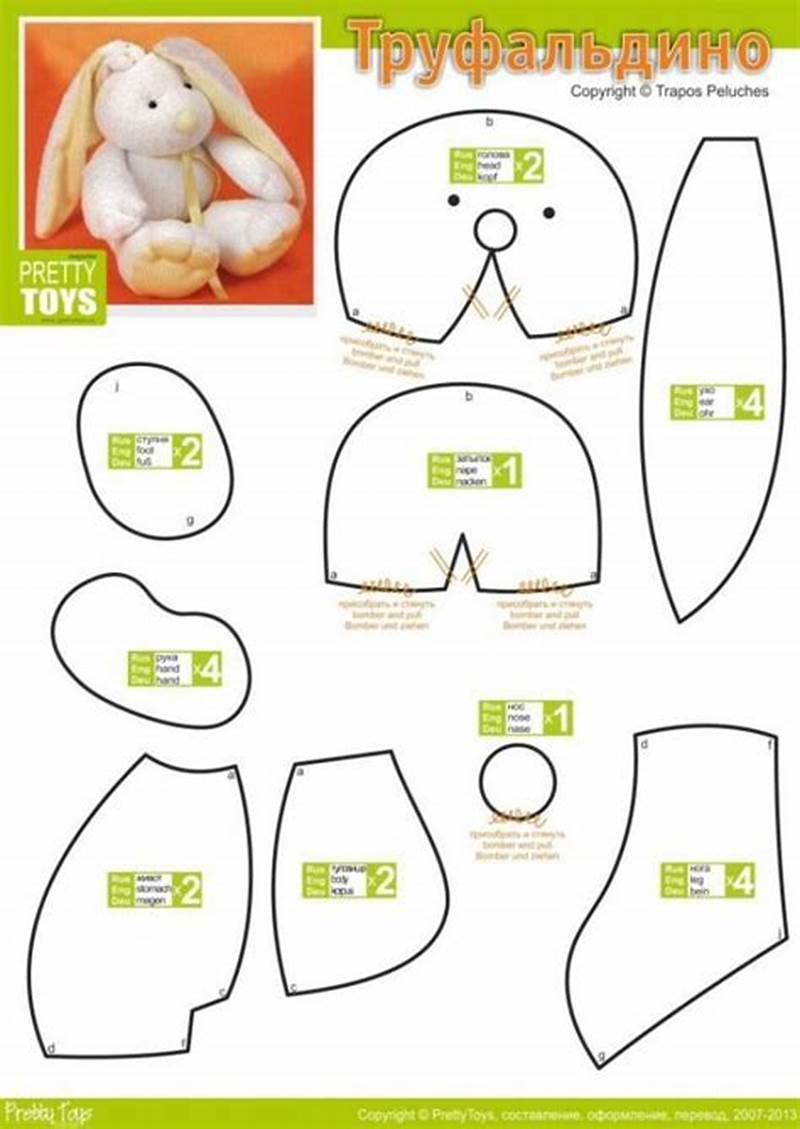 Free Stuffed Rabbit Pattern