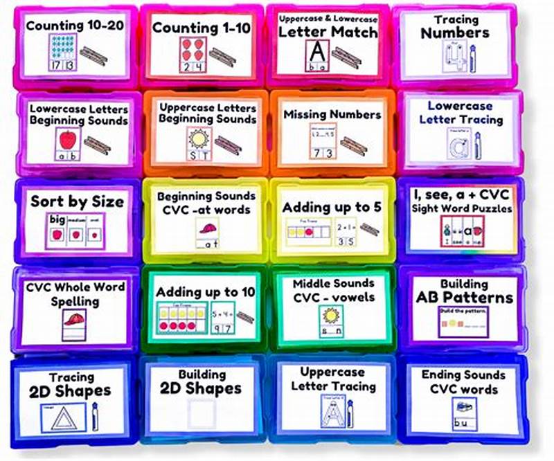 Free Task Boxes For Autism Printable