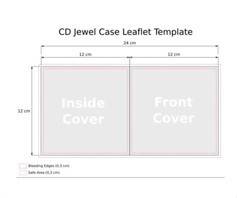 Free Template For Cd Jewel Case Cover
