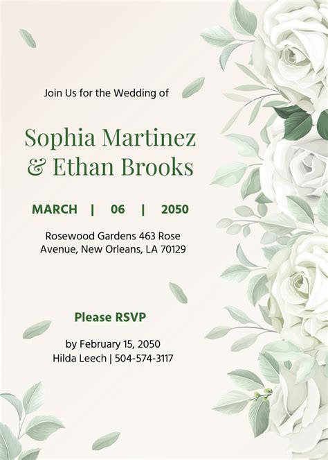 Free Template For Invitation