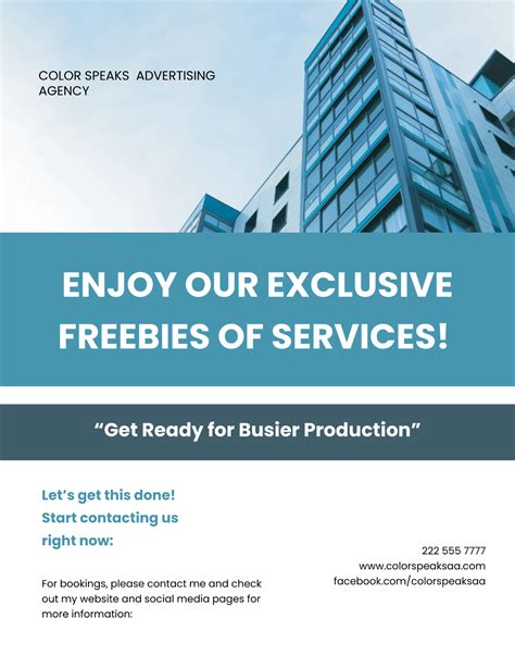 Free Templates For Advertising Flyers