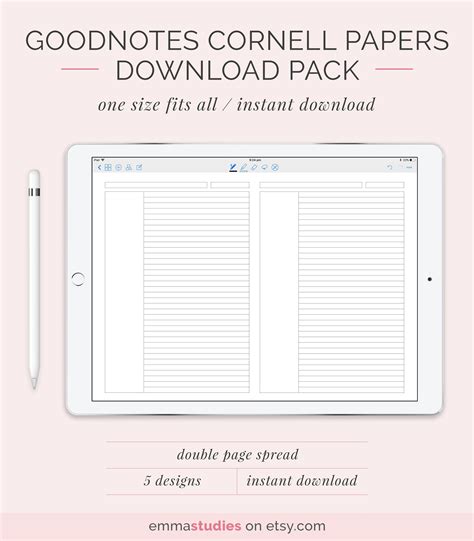 Free Templates For Goodnotes