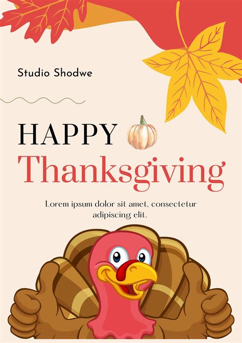Free Thanksgiving Templates For Flyers