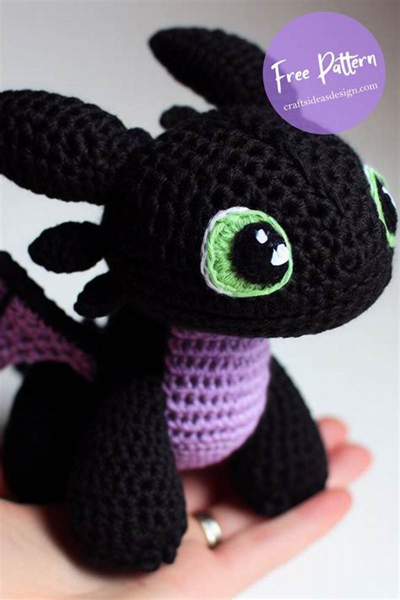 Free Toothless Crochet Pattern