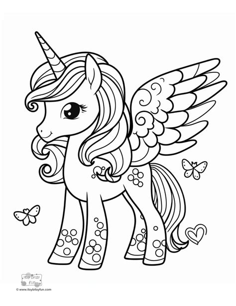 Free Unicorn Coloring Pages Printable