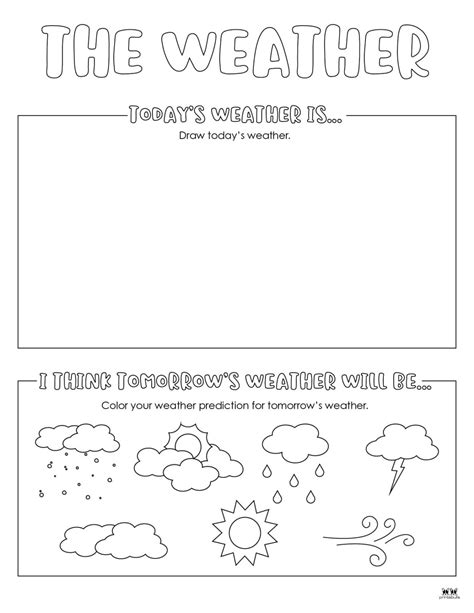 Free Weather Printables