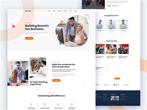 Free Web Design Template Psd
